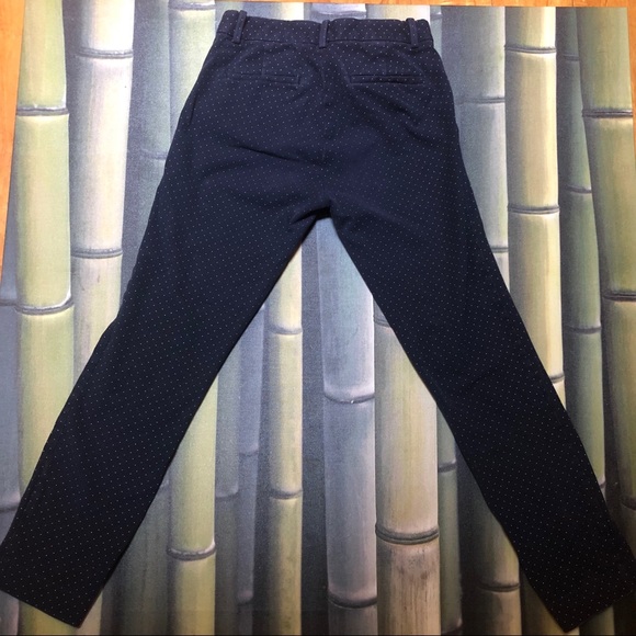 Gap- Navy w/ tiny white Dots Skinny Pants 4 - Picture 5 of 8